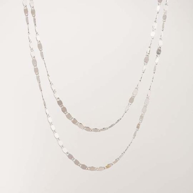 Cleo Layered Necklace - Silver