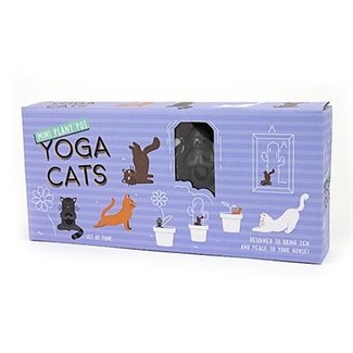 Jabco Mini Plant Pot Yoga Cats