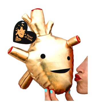 I Heart Guts Heart of Gold Plush-Metallic Vinyl