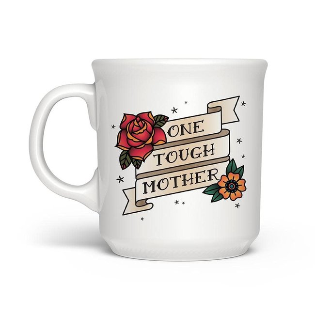 Fred & Friends Fred Say Anything Mug - ONE TOUGH MOTHER 16OZ