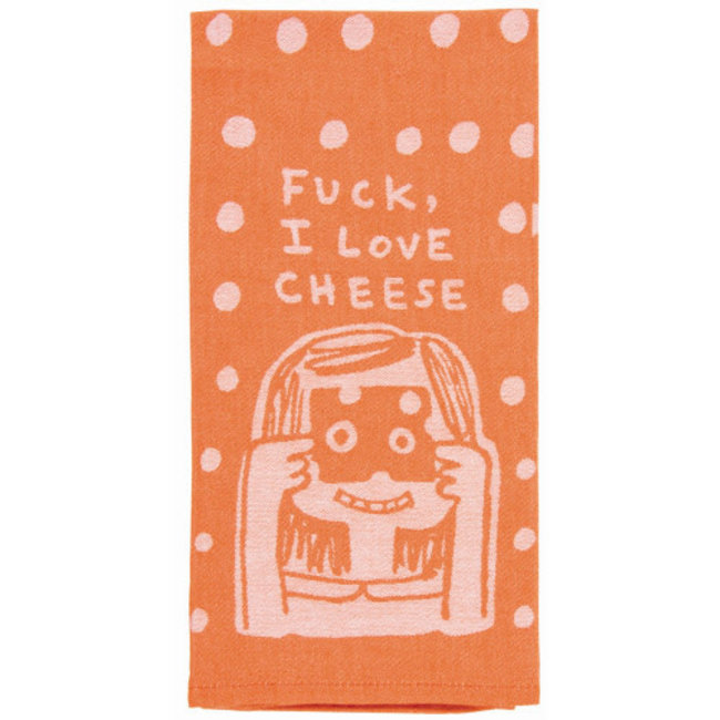 Fuck I love Cheese Tea Towel
