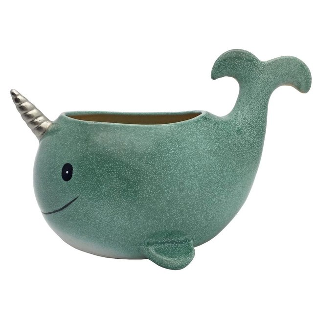 Narwhal Charm: Your Potted Pal!
