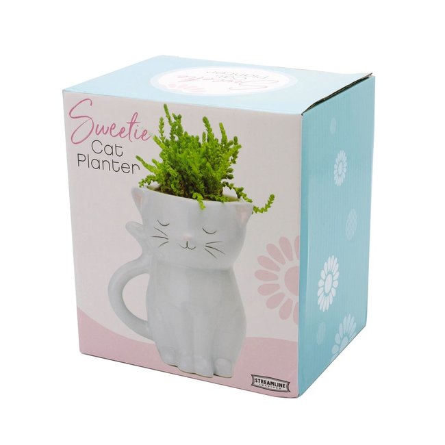 Purr-fect Plant Pal: Sweetie Cat Planter