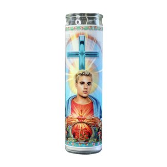 Calm Down Caren Justin Beiber Celebrity Prayer Candle