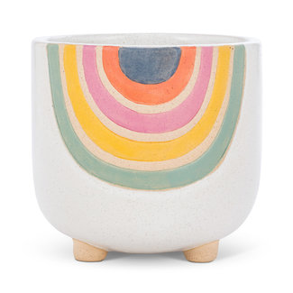 Abbott Large Rainbow Planter with Legs 5"