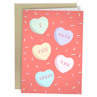 Sleezy Greetings Hate You The Least Valentines Card