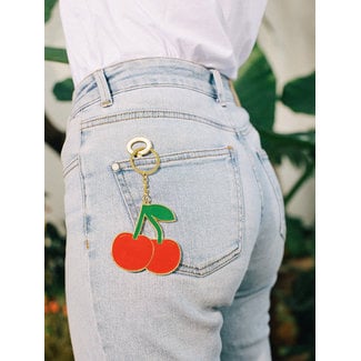 DOIY Oversized Cherry Keychain
