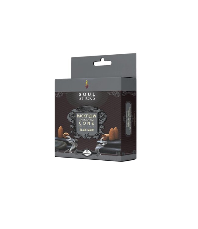 Black Magic Soul Sticks Backflow Incense Cones