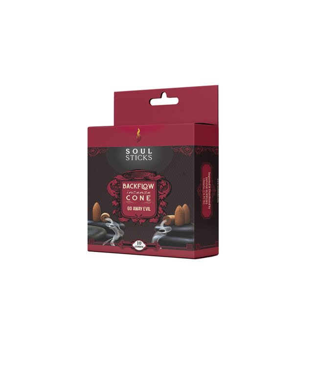 Go Away Evil Soul Sticks Backflow Incense Cones