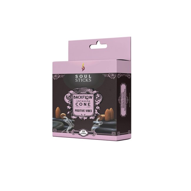 Positive Vibes Soul Sticks Backflow Incense Cones