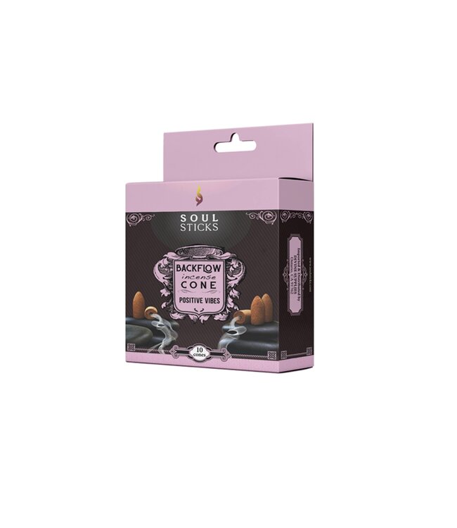 Positive Vibes Soul Sticks Backflow Incense Cones