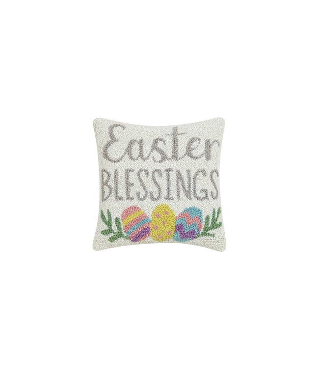 Easter Blessings Hook 12"x12" Pillow