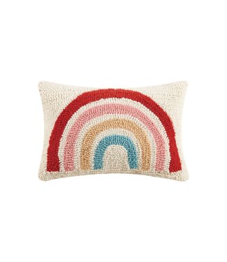 Peking Handicraft Rainbow Hook 8"x12" Pillow