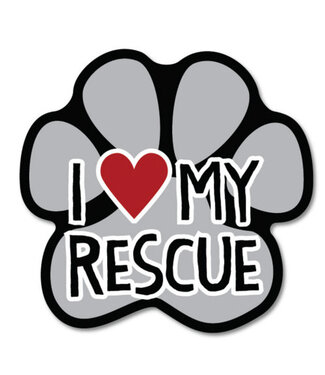 Funatic I Love My Rescue Sticker