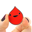 I Heart Guts Blood Drop Lapel Pin: Wearable Anatomy Fun!