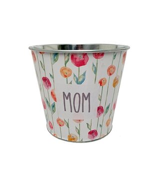 Hofland Ltd. Mom's Flower Wall Metal Pot 6.5"