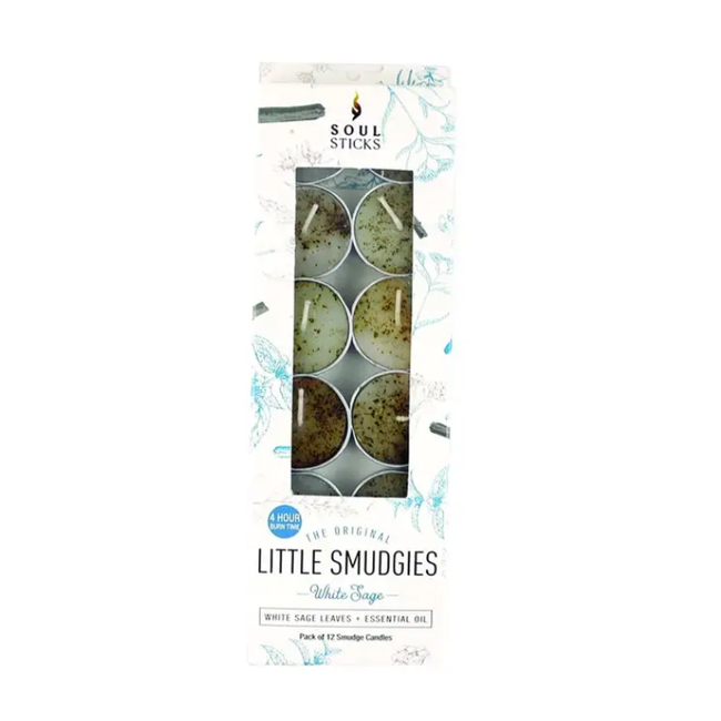 White Sage LIttle Smudgies Candles