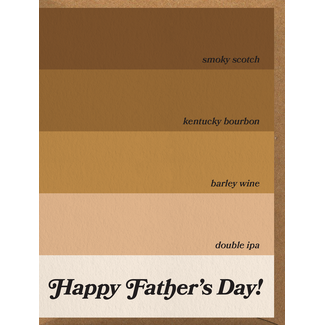 Boss Dotty Paper Co. Fathers Day Paint Chip Card