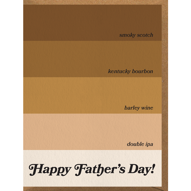 Paint Chip Fathers Day card