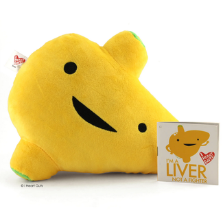 I Heart Guts Liver Plush-Im a Liver not a Fighter