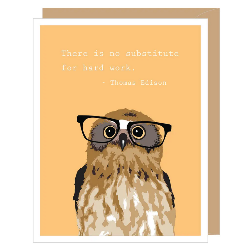 Owl Graduation Card