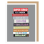 Stack of Books Graduation Greeting Card