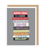Stack of Books Graduation Greeting Card
