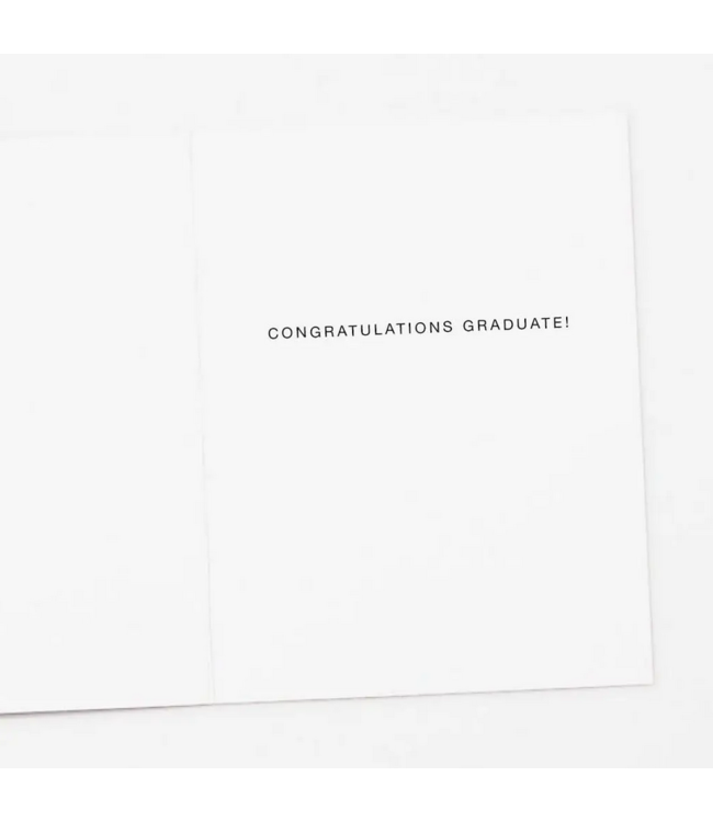 Stack of Books Graduation Greeting Card
