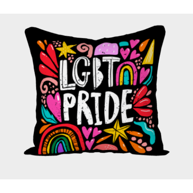 Ziya Blue Pillow LGBT Pride
