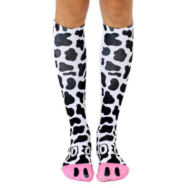 Cow Knee High Socks