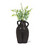 Feminine Body Vase 9"- Matte Black