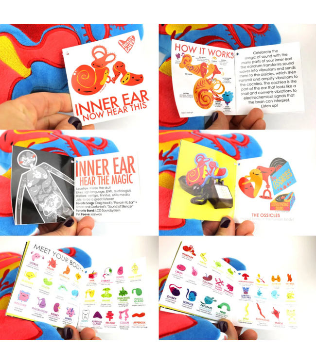 I Heart Guts: Inner Ear Plush - A Cute and Cuddly Anatomy Lesson!