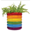 Stacked Rainbow Planter