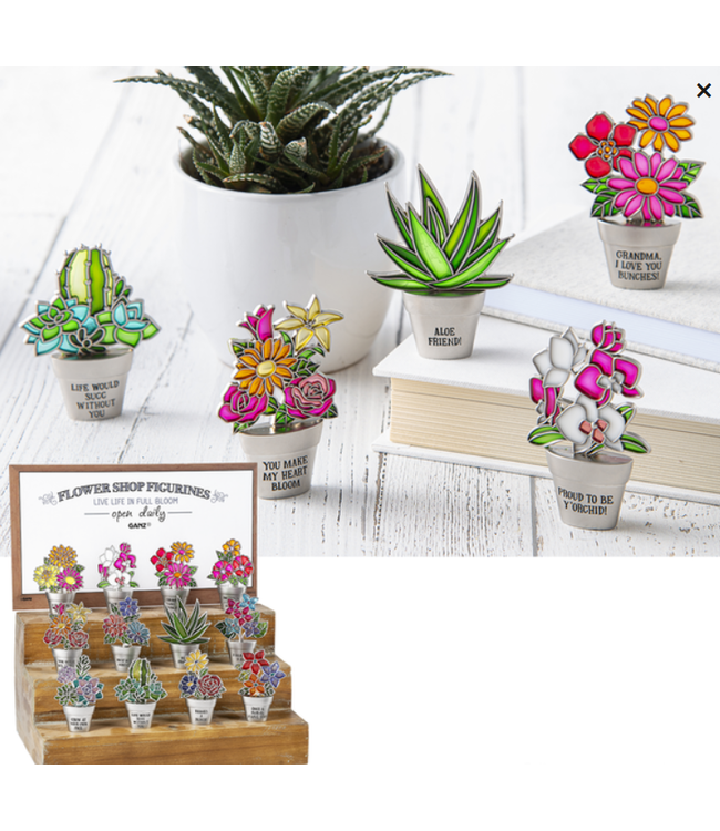 Stained Glass Figurines Ziya Blue