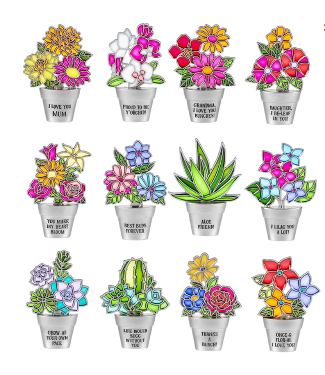 Stained Glass Figurines Ziya Blue