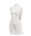 Full Body Vase White 10"