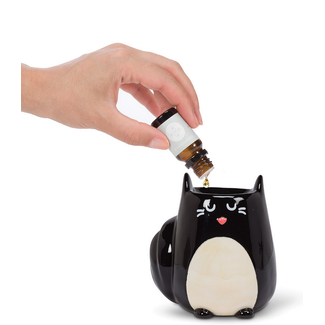 Abbott Relax Black and White Cat Oil Warmer