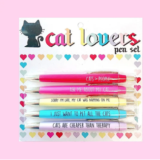 FUN CLUB Cat Lovers Pen Set