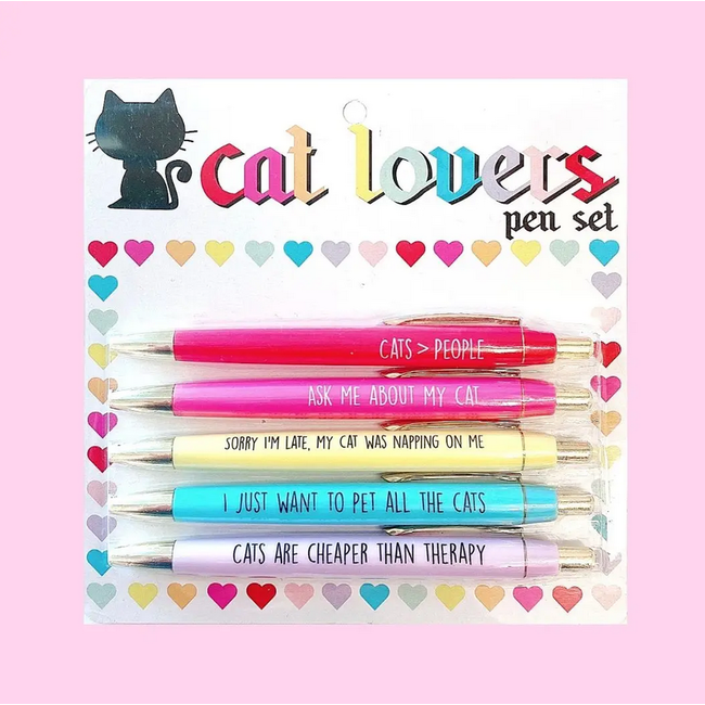 Cat Lovers Pen Set