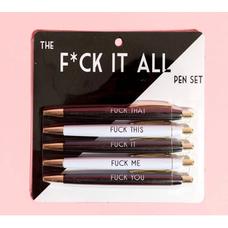 FUN CLUB Fuck It All Pen Set