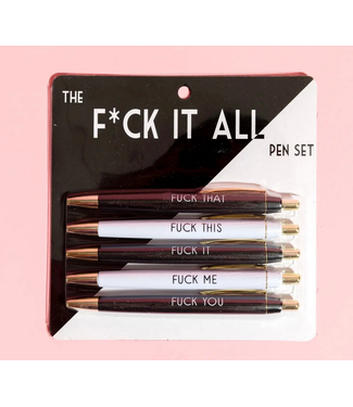 FUN CLUB Fuck It All Pen Set