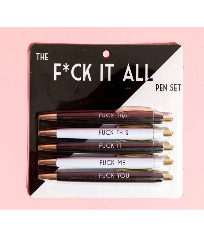 Fuck It All Pen Set