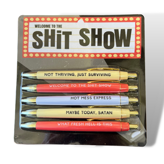FUN CLUB Welcome To The Shit Show Pen Set