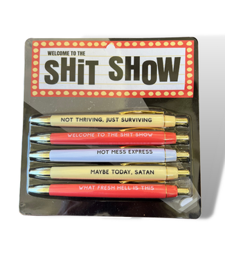 FUN CLUB Welcome To The Shit Show Pen Set