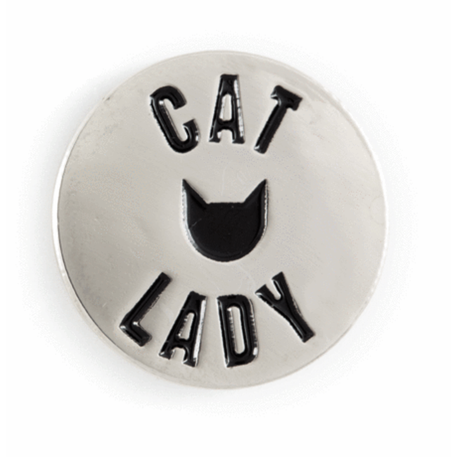 Cat Lady Enamel Pin