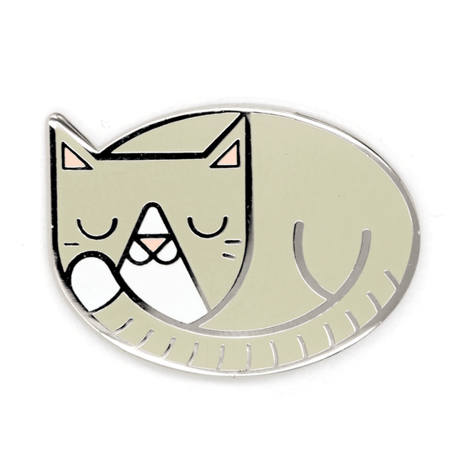 Cat Nap Enamel Pin