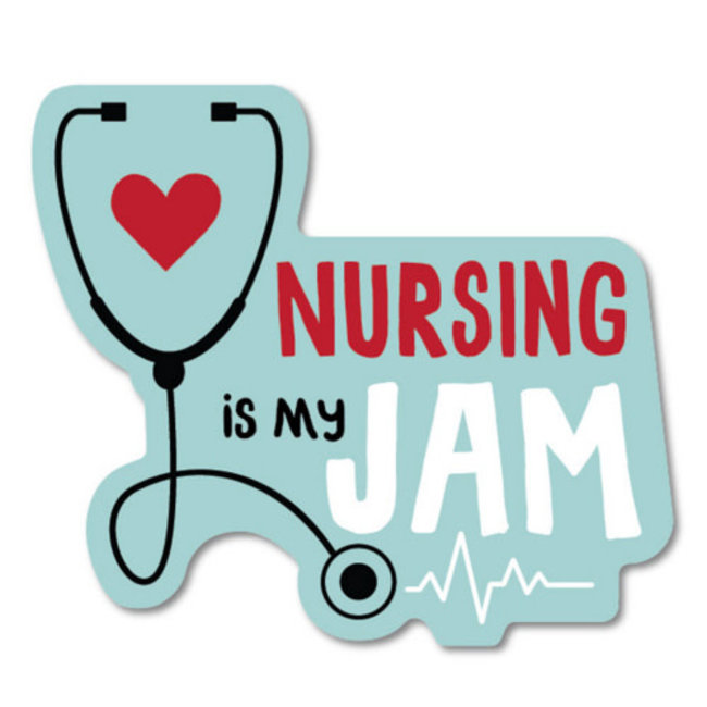 Nursing Is My Jam Sticker