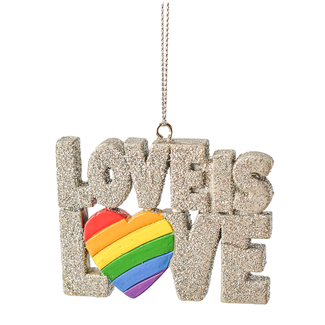 Ganz Love is Love Pride Ornament