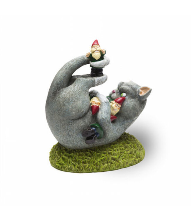 Big Mouth - Cat Attack Garden Gnome