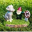 Big Mouth - Pooping Dog Garden Gnome